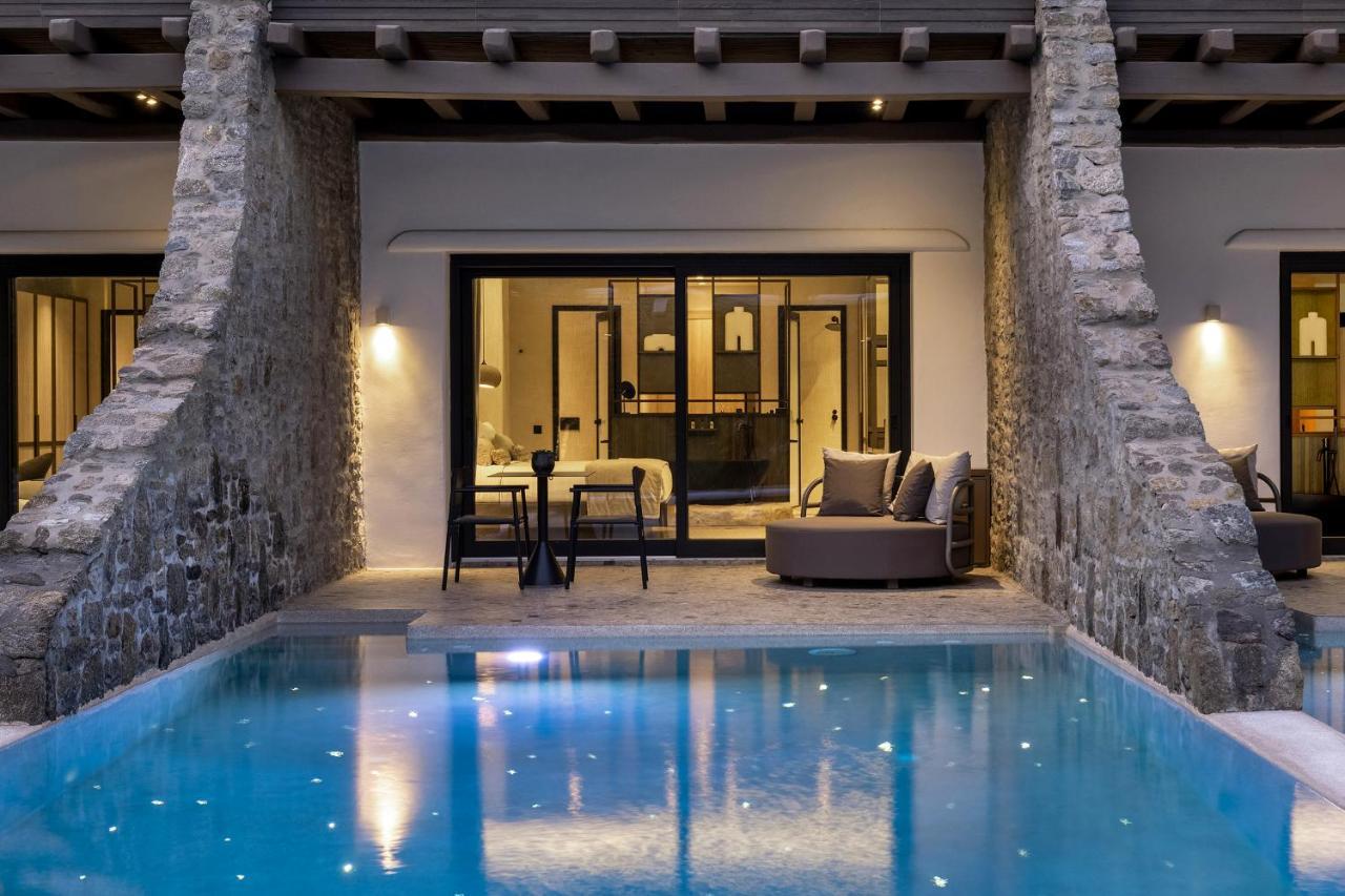 Aeonic Suites & Spa - Only Adults ออร์นอส ภายนอก รูปภาพ
