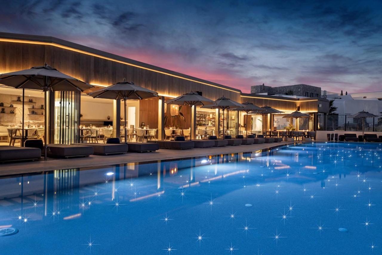 Aeonic Suites & Spa - Only Adults ออร์นอส ภายนอก รูปภาพ